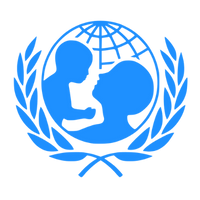 UNICEF logo representing global child protection, care, and support.
