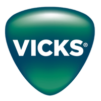 Vicks logo symbolising relief, comfort, and family wellness care.