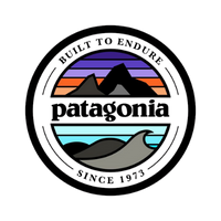 Patagonia logo symbolising outdoor adventure, sustainability, and exploration.
