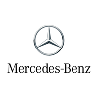 Mercedes-Benz three-pointed star logo representing luxury, control, and automotive